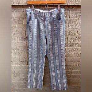 Levi's Gray Striped Patterned Women's Trousers